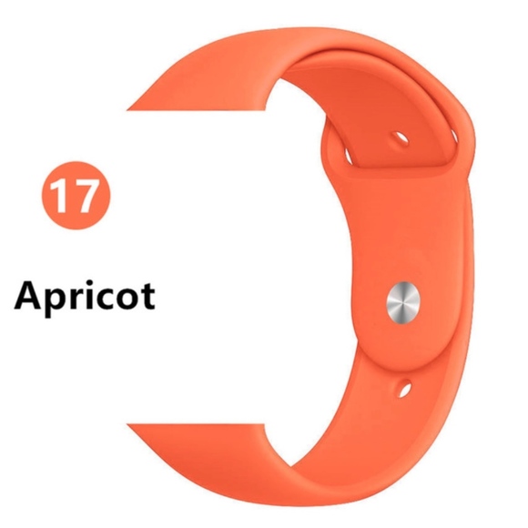 NEW APRICOT Sport Silicone Band Apple Watch